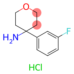 4-(3-Fluorophenyl)oxan-4-amine hydrochloride