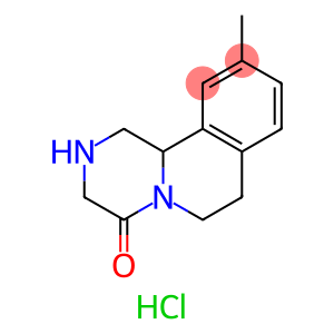 10-METHYL-2,3,6,7-TETRAHYDRO-1H-PYRAZINO[2,1-A]ISOQUINOLIN-4(11BH)-ONE HYDROCHLORIDE