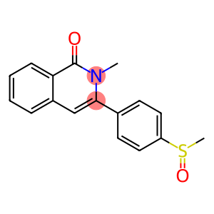 2-METHYL-3-(4-(METHYLSULFINYL)PHENYL)ISOQUINOLIN-1(2H)-ONE