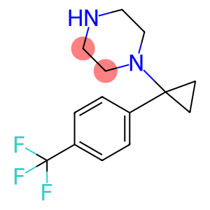 1-(1-(4-(Trifluoromethyl)phenyl)-cyclopropyl)piperazine