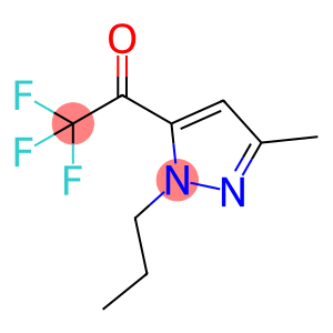 2,2,2-trifluoro-1-(3-methyl-1-propyl-1H-pyrazol-5-yl)ethanone