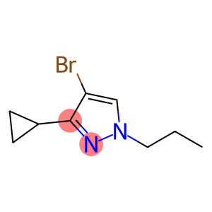 4-溴-3-环丙基-1-丙基-1H-吡唑