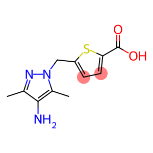 5-[(4-amino-3,5-dimethyl-1H-pyrazol-1-yl)methyl]thiophene-2-carboxylic acid