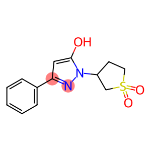 2-(1,1-dioxothiolan-3-yl)-5-phenyl-pyrazol-3-ol