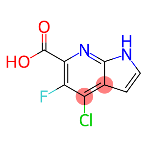 4-Chloro-5-fluoro-7-azaindole-6-carboxylic acid