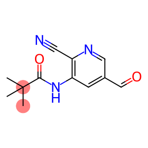 N-(2-Cyano-5-formylpyridin-3-yl)pivalamide