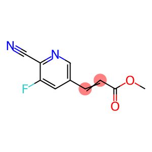 (E)-Methyl 3-(6-cyano-5-fluoropyridin-3-yl)-acrylate