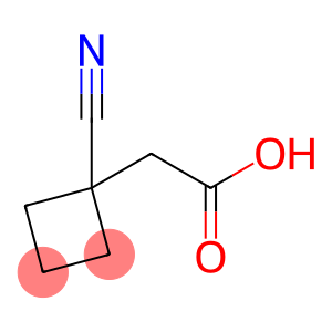 Cyclobutaneacetic acid, 1-cyano-