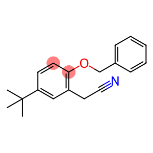 Benzeneacetonitrile, 5-(1,1-diMethylethyl)-2-(phenylMethoxy)-