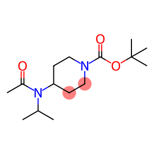 1-Piperidinecarboxylic acid, 4-[acetyl(1-methylethyl)amino]-, 1,1-dimethylethyl ester