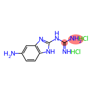 Guanidine,(5-amino-1H-benzimidazol-2-yl)-, dihydrochloride (9CI)
