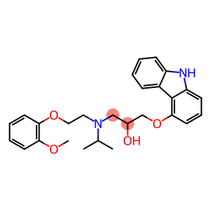 2-Propanol, 1-(9H-carbazol-4-yloxy)-3-[[2-(2-methoxyphenoxy)ethyl](1-methylethyl)amino]-