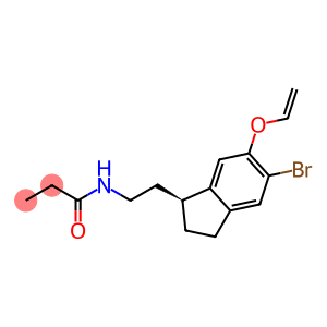 Propanamide, N-[2-[(1S)-5-bromo-6-(ethenyloxy)-2,3-dihydro-1H-inden-1-yl]ethyl]-