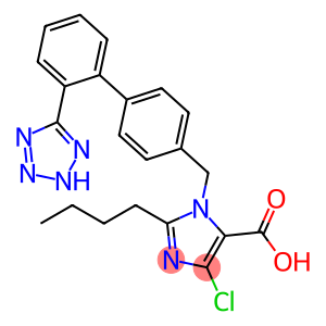 2-BUTYL-4-CHLORO-1-[(2'-(1-H-TETRAZOL-5-YL)[1,1'-BIPHENYL]-4-YL)METHYL]-1-H-IMIDAZOLE-5-CARBOXYLIC ACID