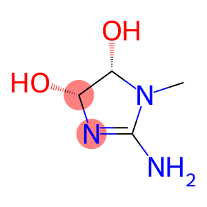 1H-Imidazole-4,5-diol,2-amino-4,5-dihydro-1-methyl-,cis-(9CI)