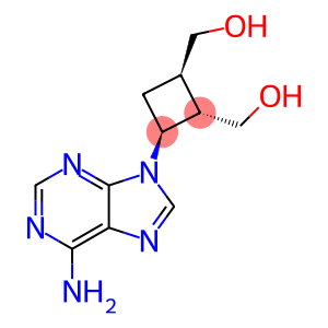 1,2-Cyclobutanedimethanol, 3-(6-amino-9H-purin-9-yl)-, (1S,2R,3R)-rel-