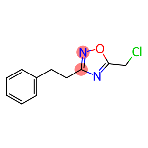 5-(chloromethyl)-3-(2-phenylethyl)-1,2,4-oxadiazole