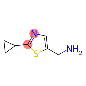 (2-Cyclopropylthiazol-5-yl)methanamine