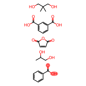 1,3-Benzenedicarboxylic acid, polymer with 2,2-dimethyl-1,3-propanediol, 2,5-furandione and 1,2-propanediol, benzoate