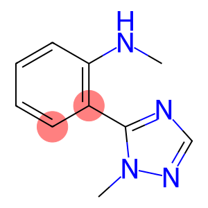 Benzenamine, N-methyl-2-(1-methyl-1H-1,2,4-triazol-5-yl)-