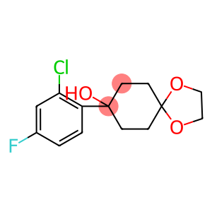 8-(2-chloro-4-fluorophenyl)-1,4-dioxaspiro[4.5]decan-8-ol_化工百科