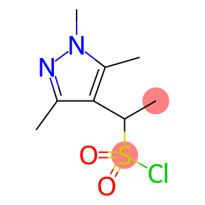 1H-Pyrazole-4-methanesulfonyl chloride, α,1,3,5-tetramethyl-