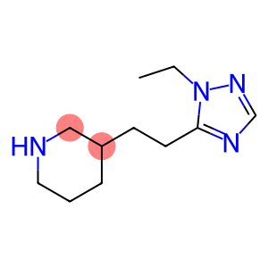 3-(2-(1-Ethyl-1h-1,2,4-triazol-5-yl)ethyl)piperidine