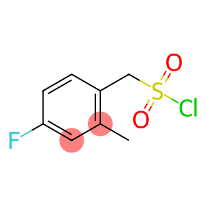 Benzenemethanesulfonyl chloride, 4-fluoro-2-methyl-