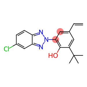 2-(5-Chloro-2H-benzotriazol-2-yl)-6-(1,1-dimethylethyl)-4=ethenylphenol