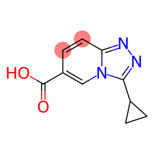 1,2,4-Triazolo[4,3-a]pyridine-6-carboxylic acid, 3-cyclopropyl-