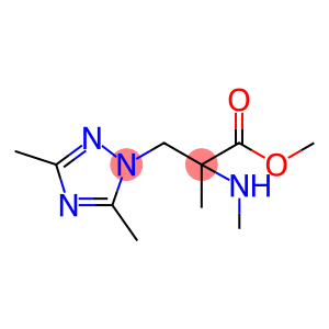 3-(3,5-二甲基-1H-1,2,4-三唑-1-基)-2-甲基-2-(甲氨基)丙酸甲酯