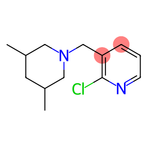 Pyridine, 2-chloro-3-[(3,5-dimethyl-1-piperidinyl)methyl]-