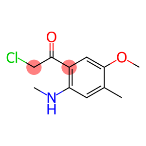 Ethanone,  2-chloro-1-[5-methoxy-4-methyl-2-(methylamino)phenyl]-