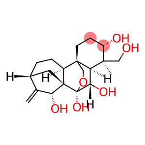 Kaur-16-ene-3,6,7,15,18-pentol, 7,20-epoxy-, (3β,4α,6β,7α,15β)- (9CI)