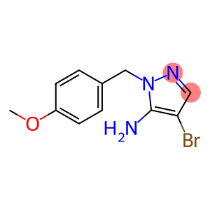 1H-Pyrazol-5-amine, 4-bromo-1-[(4-methoxyphenyl)methyl]-