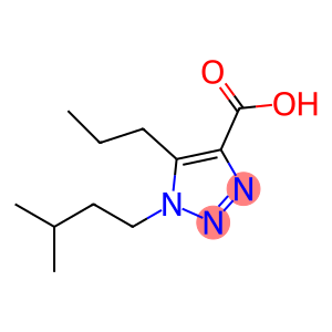 1H-1,2,3-Triazole-4-carboxylic acid, 1-(3-methylbutyl)-5-propyl-