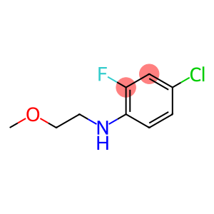 4-chloro-2-fluoro-N-(2-methoxyethyl)aniline