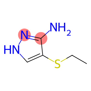 4-(乙硫基)-1H-吡唑-3-胺