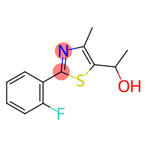5-Thiazolemethanol, 2-(2-fluorophenyl)-α,4-dimethyl-