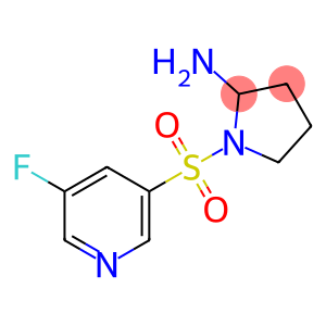 1-(5-fluoropyridin-3-ylsulfonyl)pyrrolidin-2-aMine