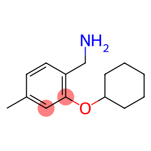 [2-(cyclohexyloxy)-4-methylphenyl]methanamine