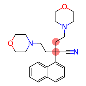 α,α-Bis(2-morpholinoethyl)-1-naphthaleneacetonitrile