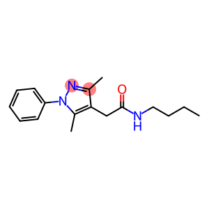 N-Butyl-3,5-dimethyl-1-phenyl-1H-pyrazole-4-acetamide