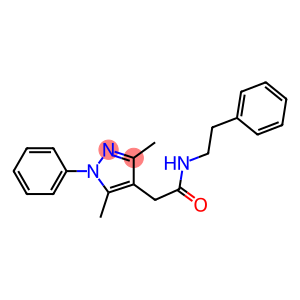 1H-Pyrazole-4-acetamide,3,5-dimethyl-1-phenyl-N-(2-phenylethyl)-