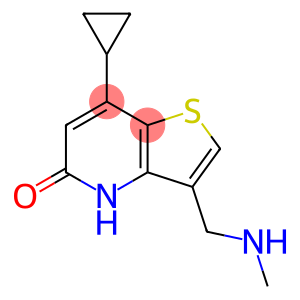 7-cyclopropyl-3-((methylamino)methyl)thieno[3,2-b]pyridin-5(4H)-one