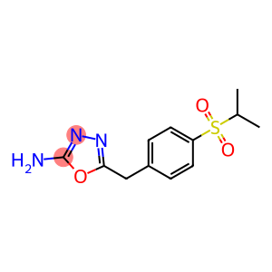 5-(4-(Isopropylsulfonyl)benzyl)-1,3,4-oxadiazol-2-amine