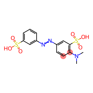 2-dimethylamino-5-(3-sulfophenyl)diazenyl-benzenesulfonic acid