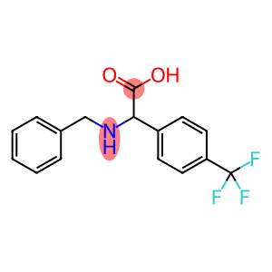 2-(benzylamino)-2-[4-(trifluoromethyl)phenyl]acetic acid