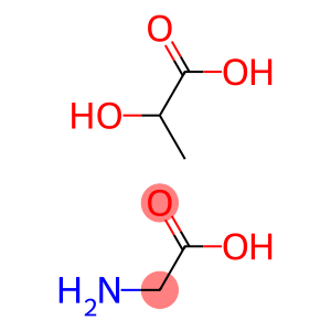 glycine-lactic acid copolymer