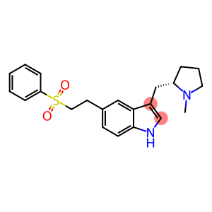 1H-Indole, 3-[[(2S)-1-methyl-2-pyrrolidinyl]methyl]-5-[2-(phenylsulfonyl)ethyl]-